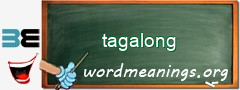 WordMeaning blackboard for tagalong